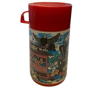 Vintage Disney Express Thermos Walt Disney. All the Characters